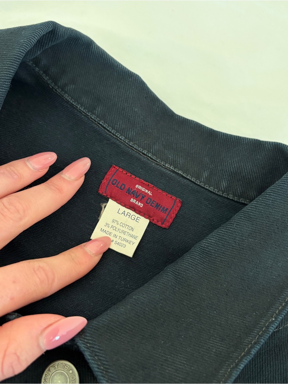 Old Navy Dark Navy Denim Jacket - Women's